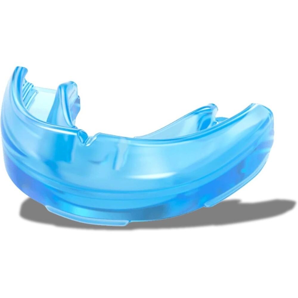 Shock Doctor Braces Mouth Guard Youth Blue Sports Orthodontic Teeth Protection